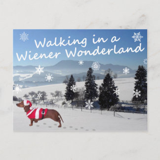Carte Postale Marcher dans une Wonderland Wiener