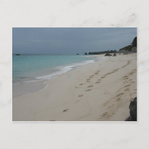 Carte Postale Marches dans le sable des Bermudes