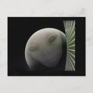Carte Postale MarCO CubeSat Alien Mars Adieu