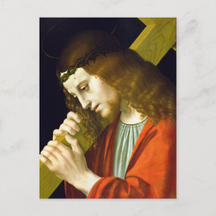 Carte Postale Marco d'Oggiono Christ portant la croix