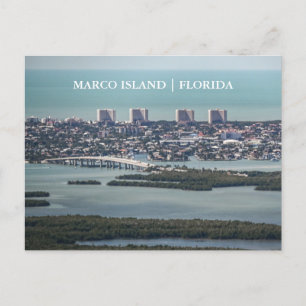 Carte Postale Marco Island Florida Vue Arial