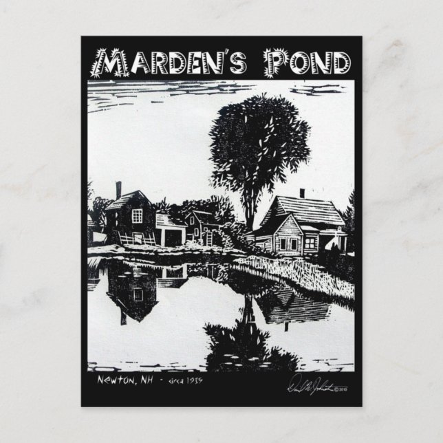 Carte postale Marden's Pond (Devant)
