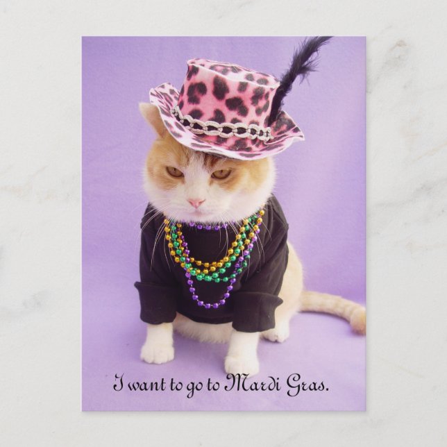 Carte Postale Mardi Gras (Devant)