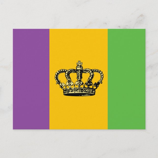 Carte Postale Mardi Gras (Devant)
