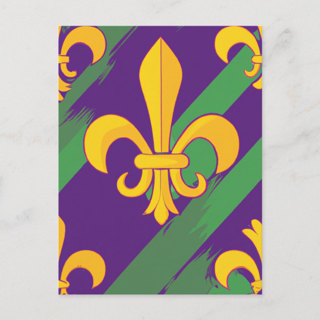 Carte postale Mardi gras (Devant)