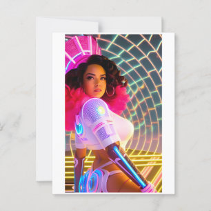 Carte Postale Mardi Gras Galaxy Queen