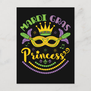 Carte Postale Mardi Gras Princesse