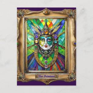 Carte Postale Mardi Gras Realm Portraits - La Prêtre