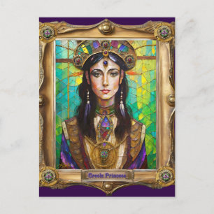 Carte Postale Mardi Gras Realm Portraits - La Princesse Créole