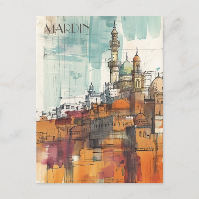 Carte Postale Mardin Turkiye (Devant)