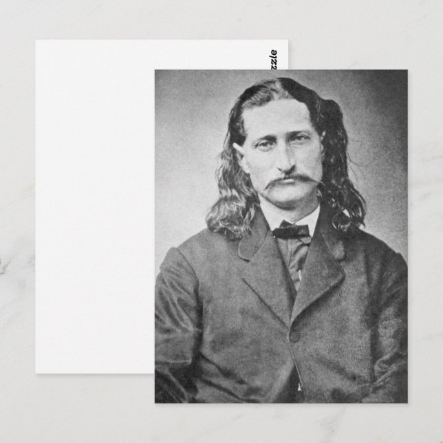 Carte Postale Maréchal Wild Bill Hickok tireur de l'Ouest sauvag (Devant / Derrière)