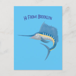 Carte Postale Marée de plaisance de l'espadon