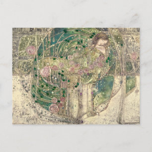 Carte Postale Margaret MacDonald Mackintosh Sleeping Princesse