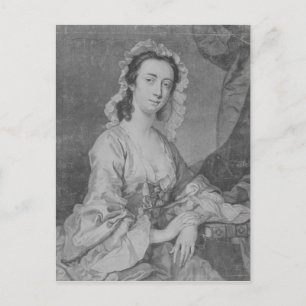 Carte Postale Margaret Woffington, gravée par John Faber Jr