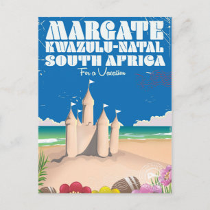 Carte Postale Margate, KwaZulu-Natal Afrique du Sud impression d