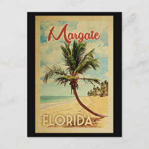 Carte Postale Marger le Vintage voyage Palm Tree
