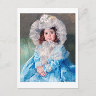 Carte Postale Margot en bleu, Mary Cassatt