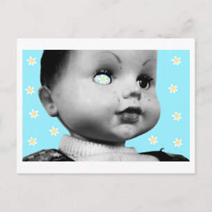 Carte Postale Marguerites Magiques pour la Paix Mondiale