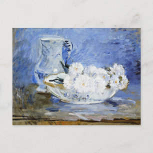 Carte Postale Marguerites, peinture d'art par Berthe Morisot,