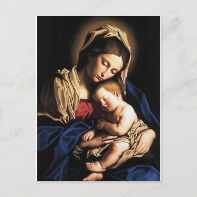 Carte Postale Maria e o menino Jésus (Devant)