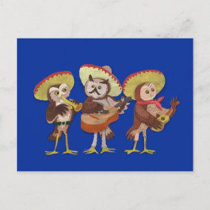 Carte Postale Mariachi Owl