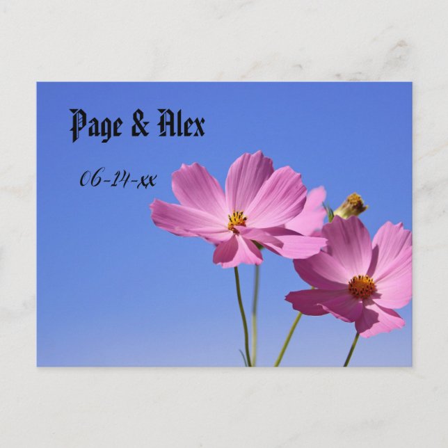 Carte postale mariage (Devant)