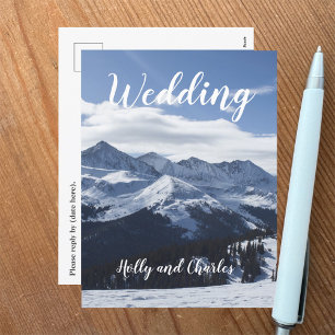 Carte postale mariage
