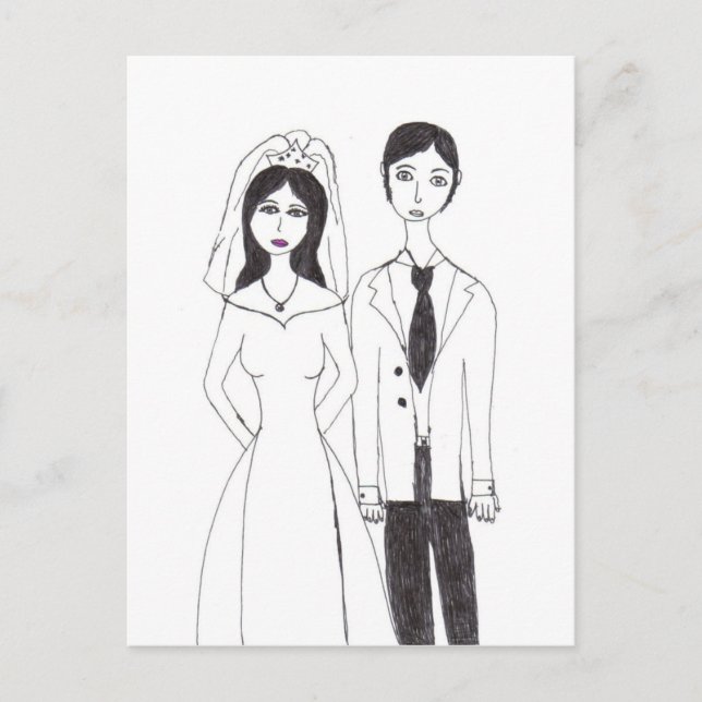 Carte Postale Mariage (Devant)