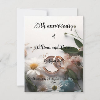 Carte postale mariage