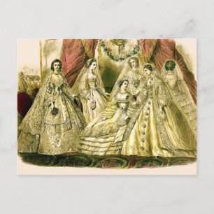 Carte Postale Mariage Antique de la Mariée