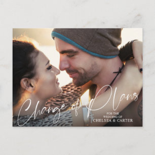 Carte Postale Mariage Changement de plan Version de script