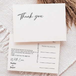 Carte postale Mariage classique moderne