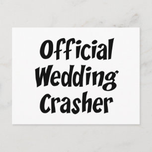 Carte Postale Mariage Crasher