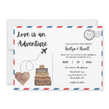 Carte postale - Mariage de destination