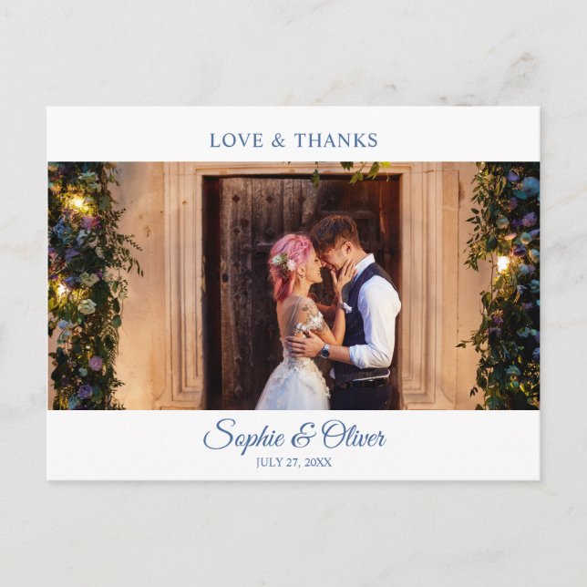 Carte Postale Mariage de fleurs d'anémone aquarelle (Devant)