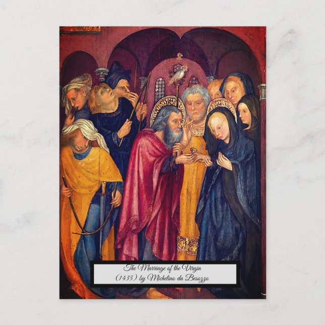 Carte Postale Mariage de la Vierge (Devant)