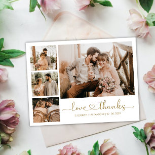 Carte postale Mariage de Merci de budget