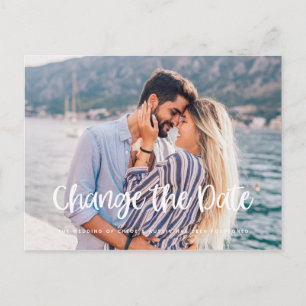 Carte postale Mariage de report de modification de