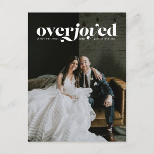 Carte postale mariage de vacances