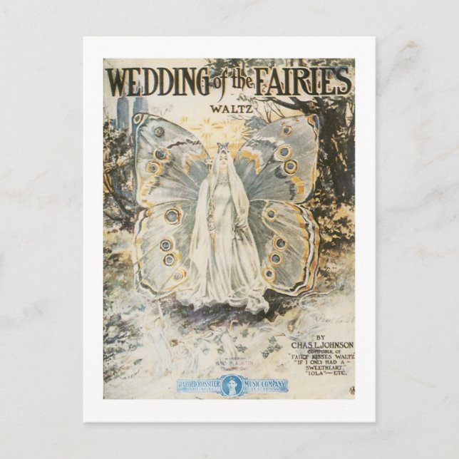 Carte Postale Mariage des Fées (Devant)