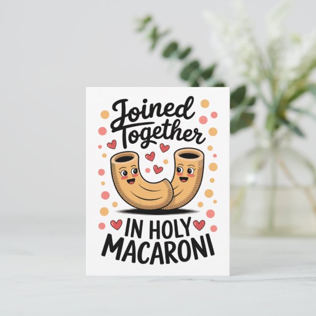 Carte Postale Mariage drôle de mariage fiançailles  (Debout devant)
