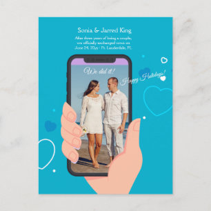 Carte postale mariage Faire-part