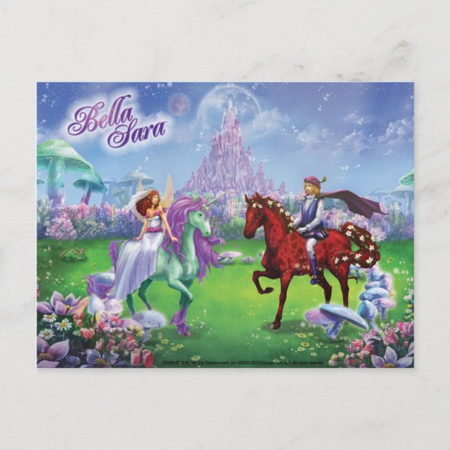 Carte Postale Mariage Fairytale (Devant)