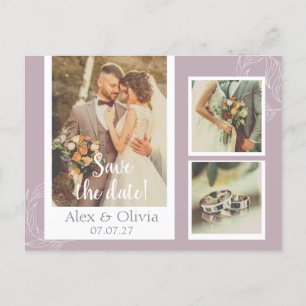 Carte postale mariage Merci