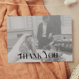 Carte postale Mariage moderne et chic