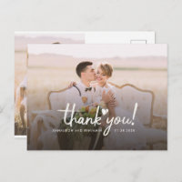 Mariage Photo Amour Cœur Script Merci