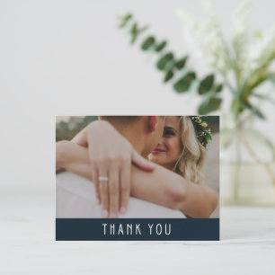 Carte postale Mariage photo moderne