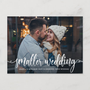 Carte Postale Mariage plus petit   Faire-part de mise à jour Mar