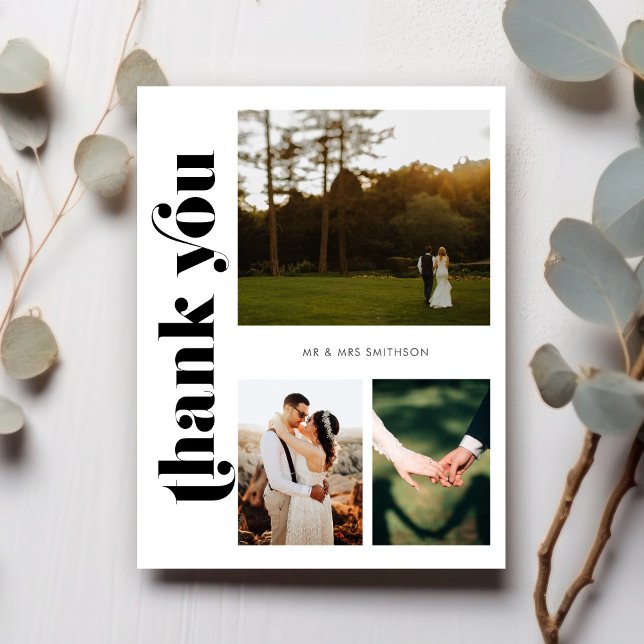 Carte postale Mariage Retro Photo (Créateur téléchargé)