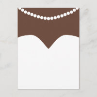 Mariage robe Pearl Collier Brown Peau Bridal